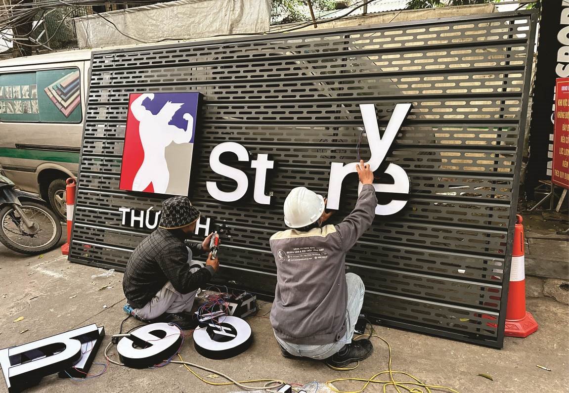 Biển cửa hàng Whey Store 4 Whey Store tran phu