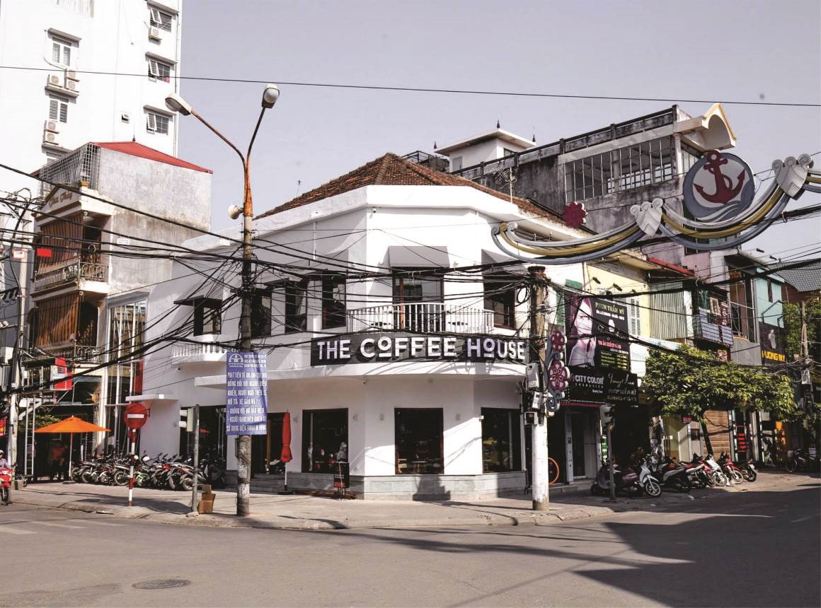 Biển cửa hàng The Coffee House 3 cau dat hp