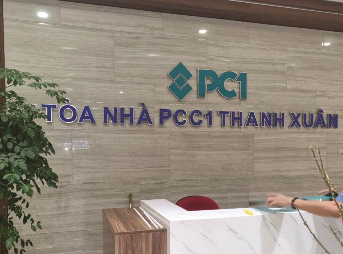 Sản xuất thi công Bộ chữ nóc tòa nhà PC1 Thanh Xuân và PC1 Mỹ Đình Plaza do Công ty CP Tập đoàn PC1 làm CĐT 13 pc11 1