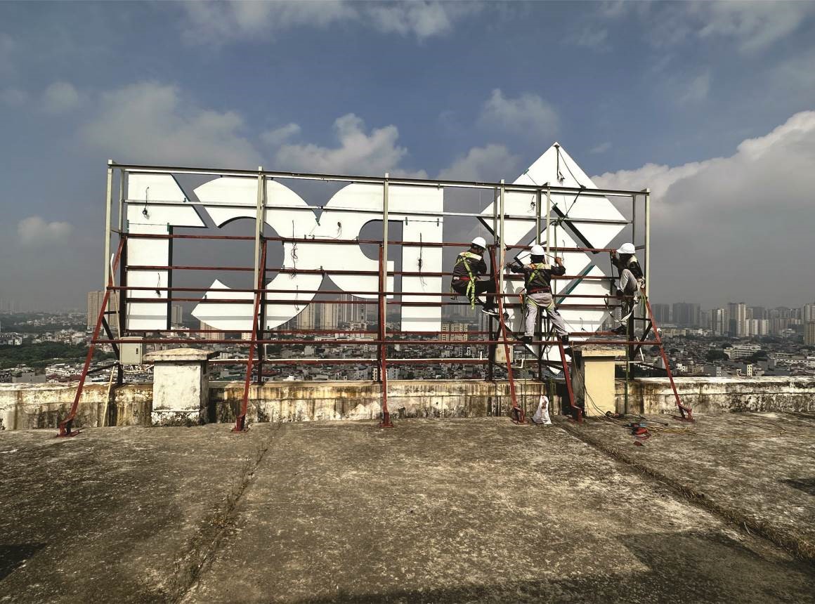 Sản xuất thi công Bộ chữ nóc tòa nhà PC1 Thanh Xuân và PC1 Mỹ Đình Plaza do Công ty CP Tập đoàn PC1 làm CĐT 7 pc5 1