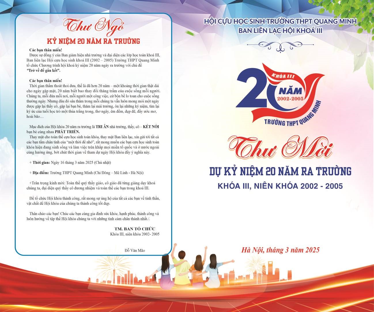 Minh Giang – Thiết Kế Không Gian Hội Khóa Đẹp, Đầy Cảm Xúc và Chuyên Nghiệp 3 hoi khoa