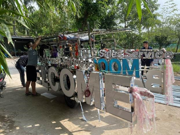 Thi công bảng hiệu showroom SCG Home 6 scg7